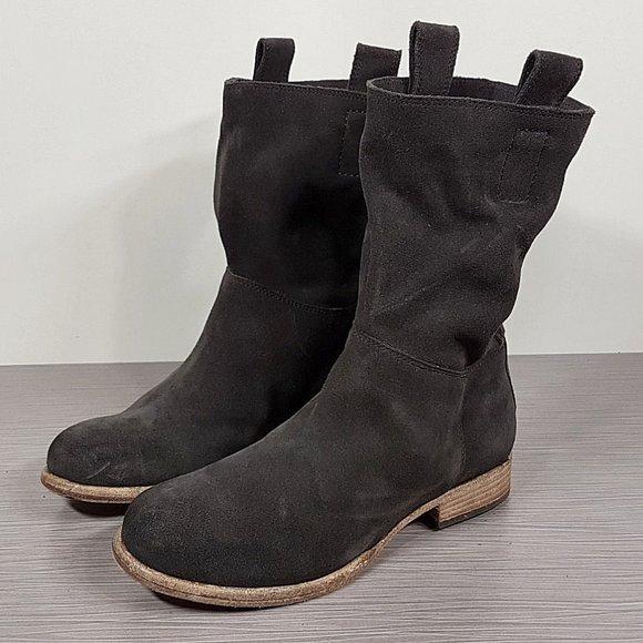 Alberto Fermani Umbria Slouch Boot, Brown Suede, Womens Size 5.5 / 35.5 - Picture 1 of 10
